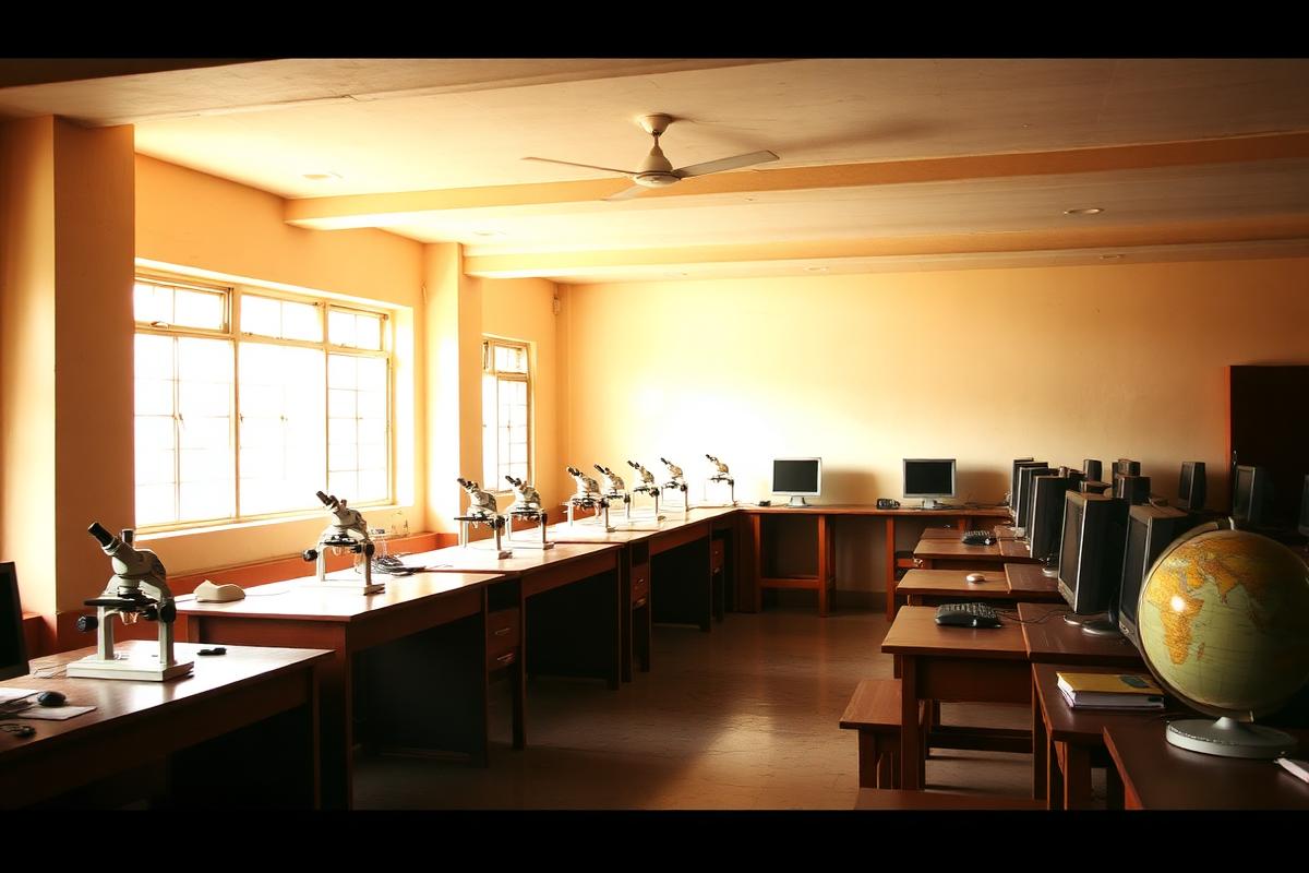 Middle School learning space at The Zion Public School