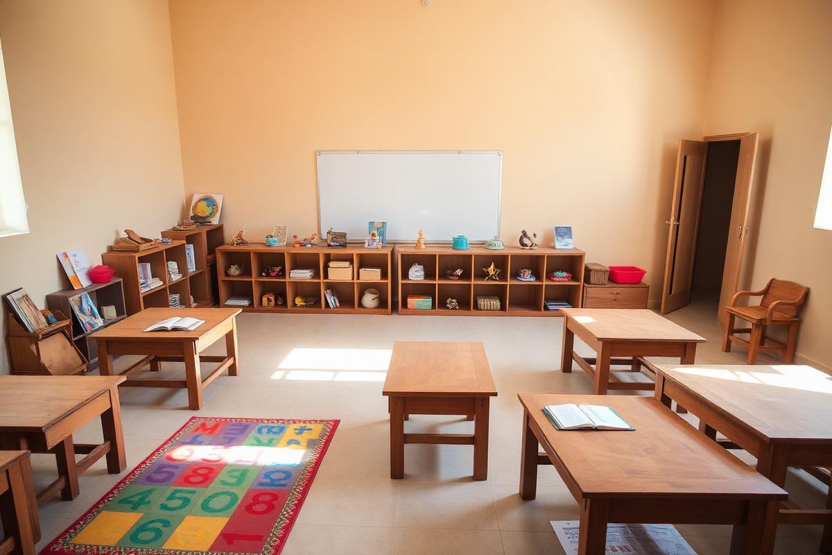 Pre-Primary learning space at The Zion Public School